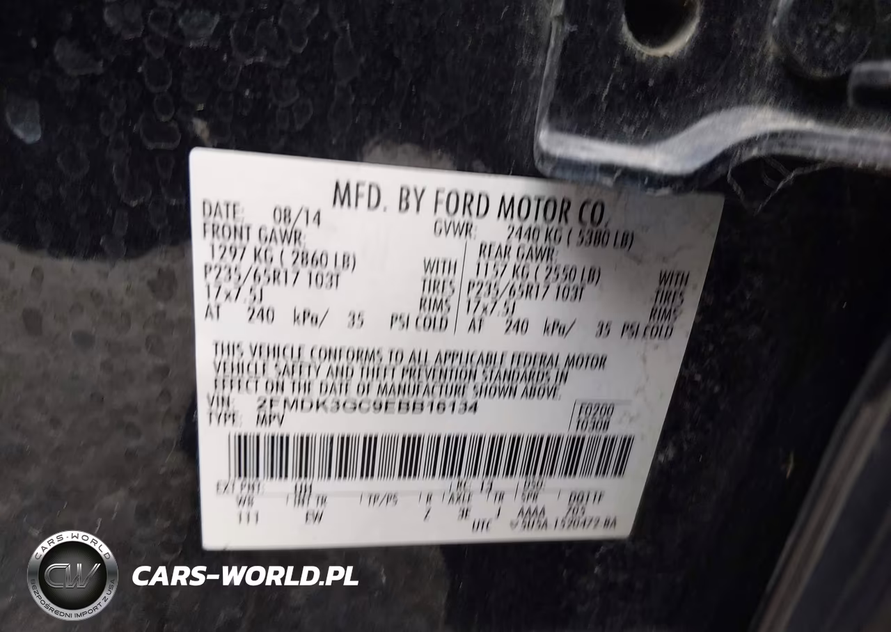 2014 Ford Edge Se VIN:2FMDK3GC9EBB16134 - 9
