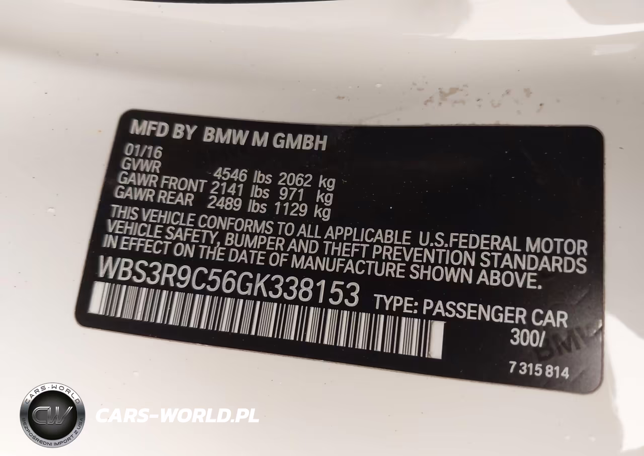 2016 BMW M4 VIN:WBS3R9C56GK338153 - 9