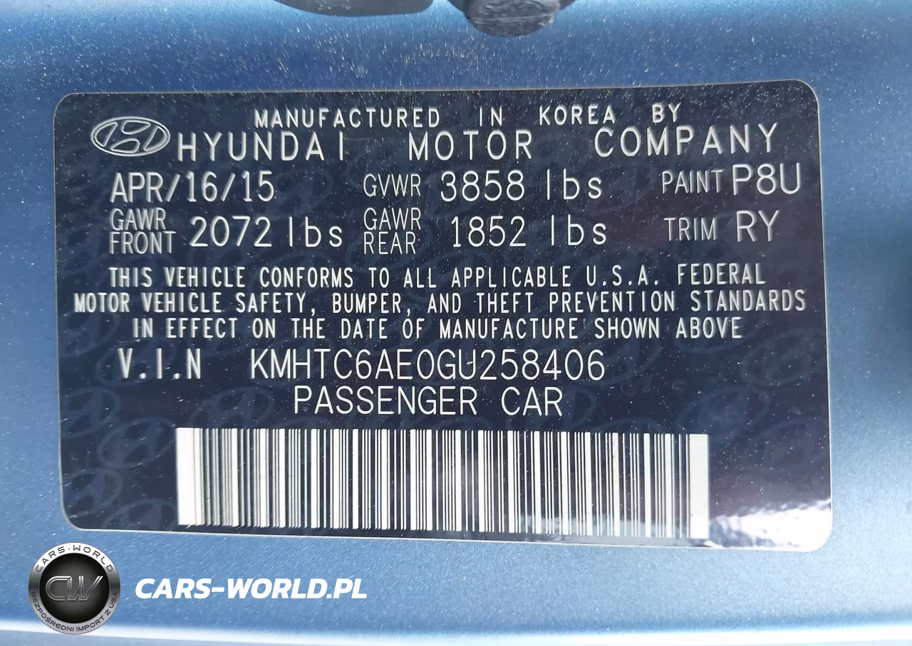 2016 Hyundai Veloster Turbo Rally Edition VIN:KMHTC6AE0GU258406 - 9