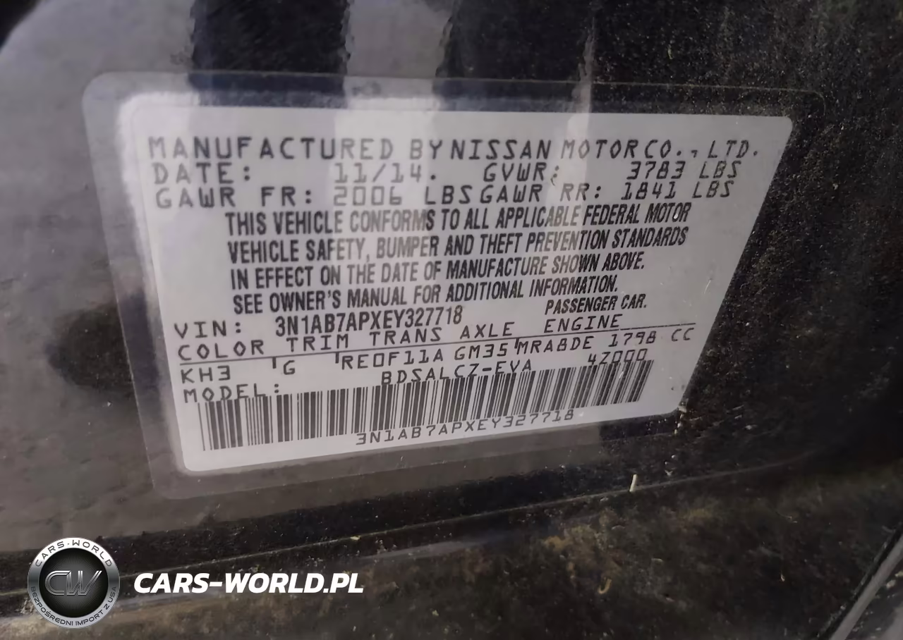 2014 Nissan Sentra S VIN:3N1AB7APXEY327718 - 9