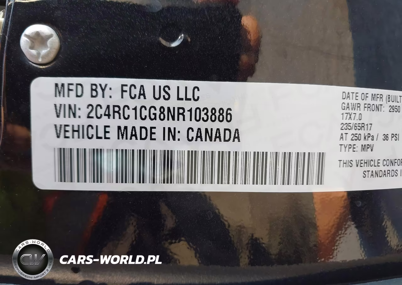 2022 Chrysler Voyager Lx VIN:2C4RC1CG8NR103886 - 9