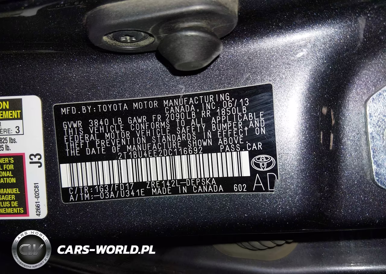 2013 Toyota Corolla S VIN:2T1BU4EE2DC116692 - 9