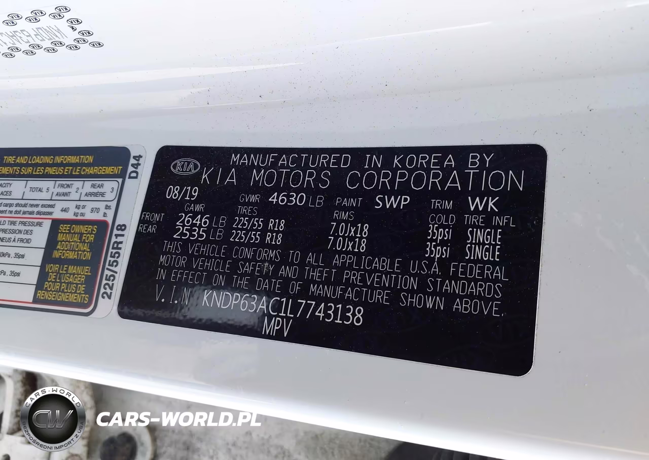 2020 Kia Sportage S VIN:KNDP63AC1L7743138 - 9