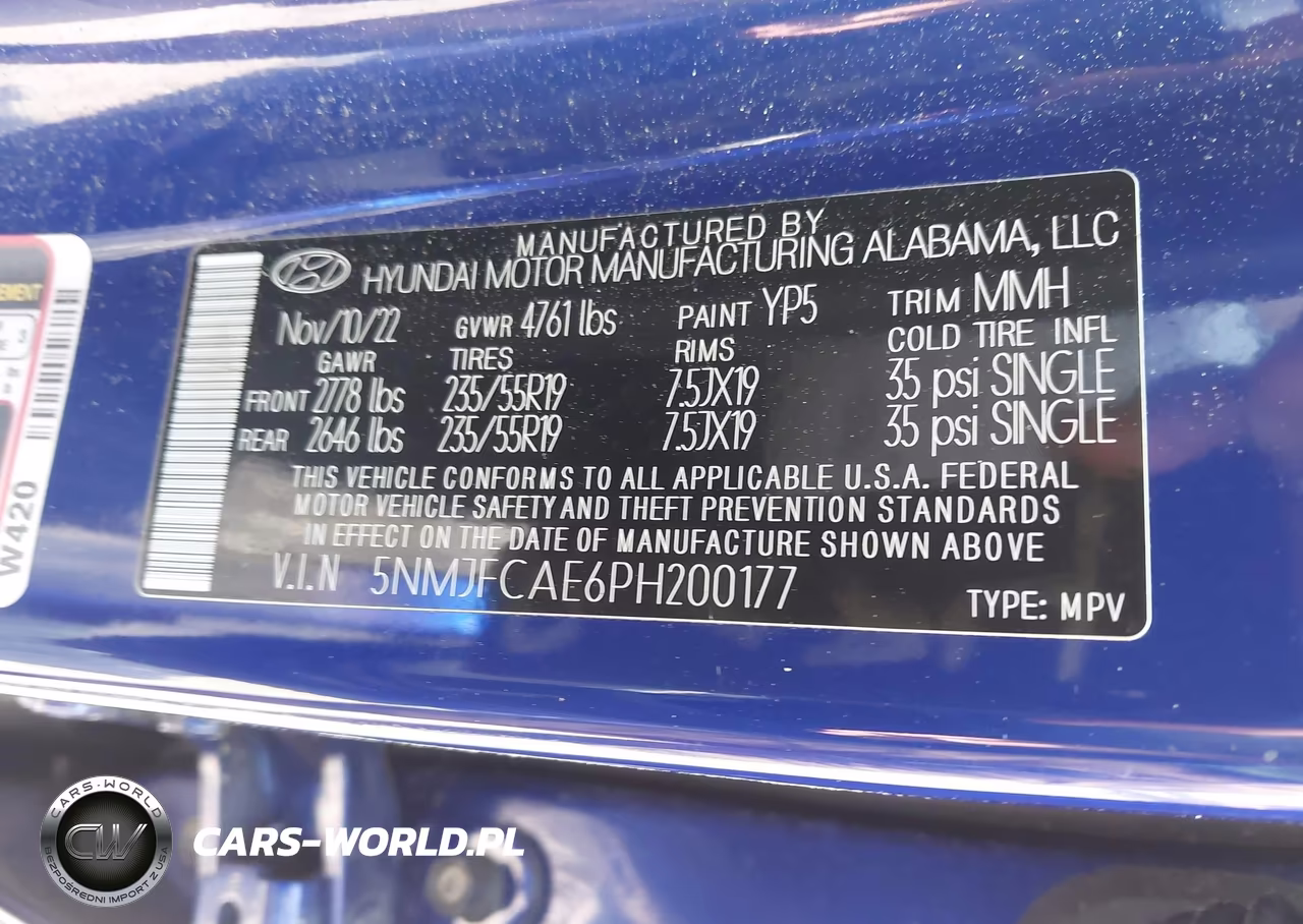 2023 Hyundai Tucson Sel VIN:5NMJFCAE6PH200177 - 7
