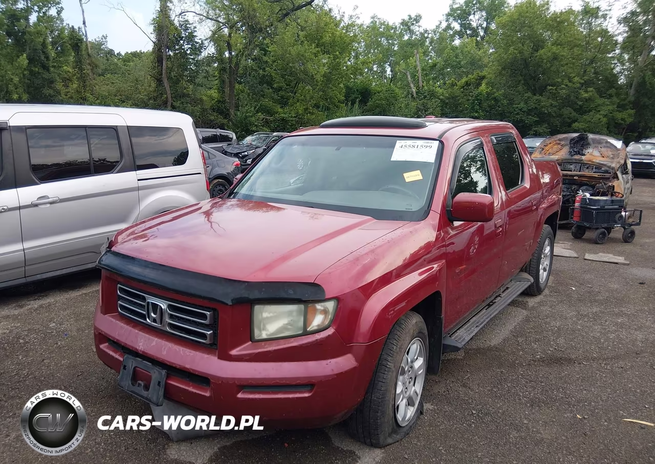 2006 Honda Ridgeline Rtl VIN:2HJYK165X6H528540 - 2