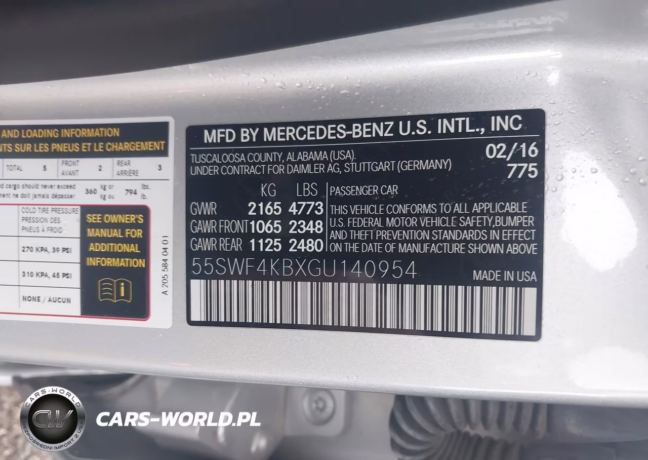 2016 Mercedes-Benz C 300 Sport 4Matic VIN:55SWF4KBXGU140954 - 9
