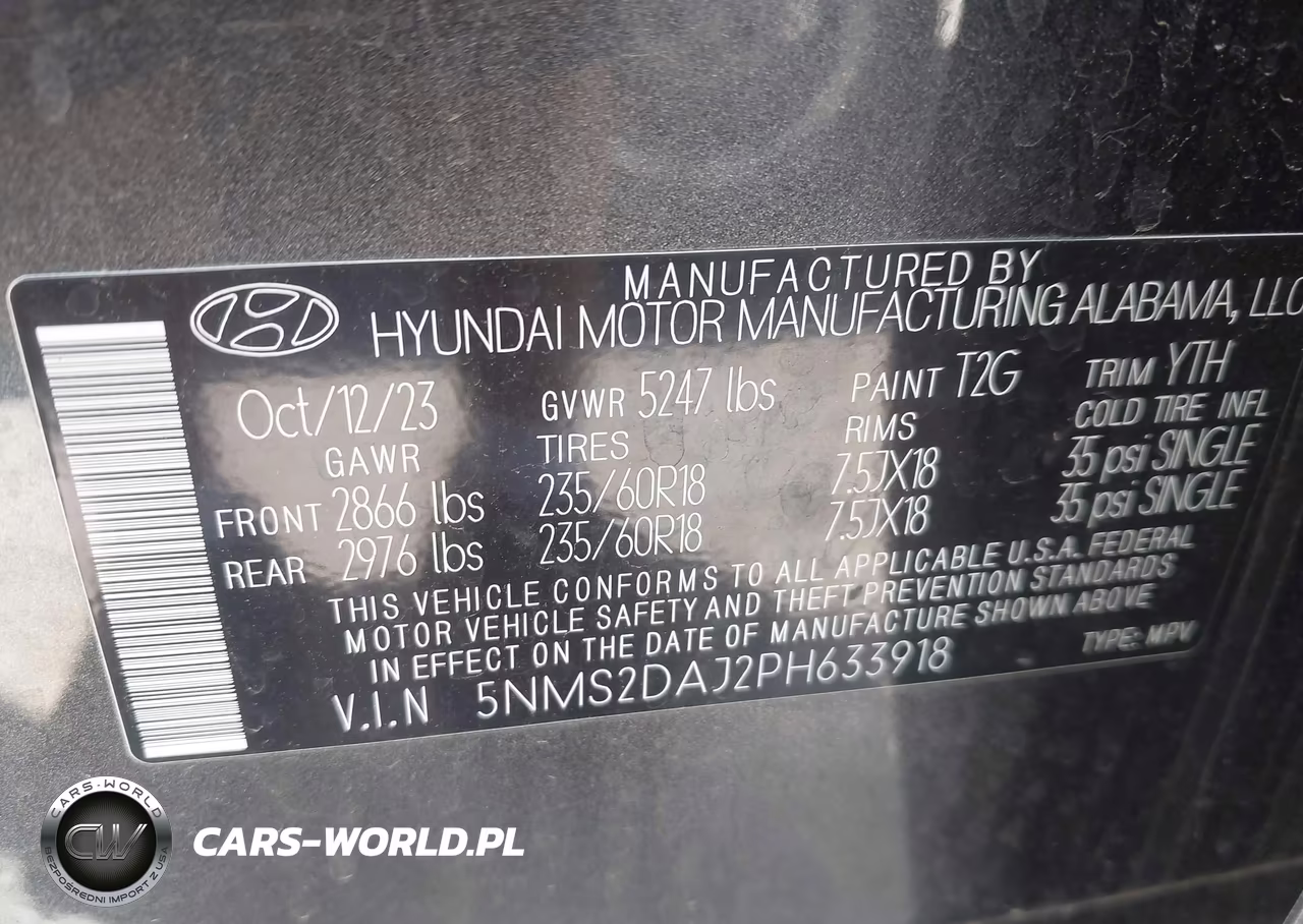 2023 Hyundai Santa Fe Sel VIN:5NMS2DAJ2PH633918 - 9