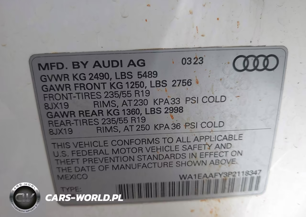 2023 Audi Q5 Premium Plus 45 Tfsi S Line Quattro VIN:WA1EAAFY3P2118347 - 9