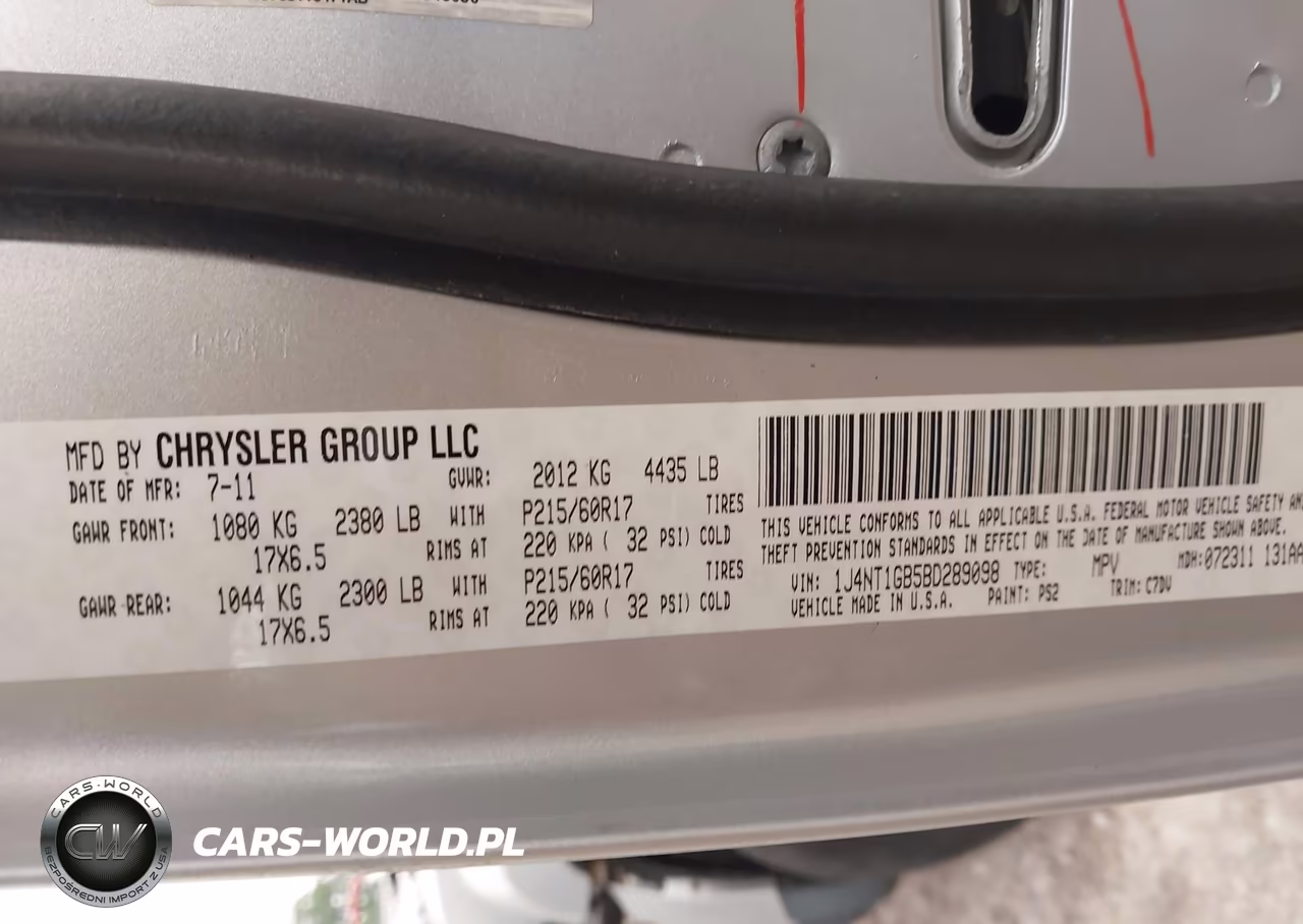 2011 Jeep Patriot Sport VIN:1J4NT1GB5BD289098 - 9