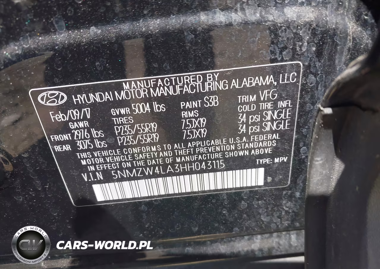 2017 Hyundai Santa Fe Sport 2.0T Ultimate VIN:5NMZW4LA3HH043115 - 9