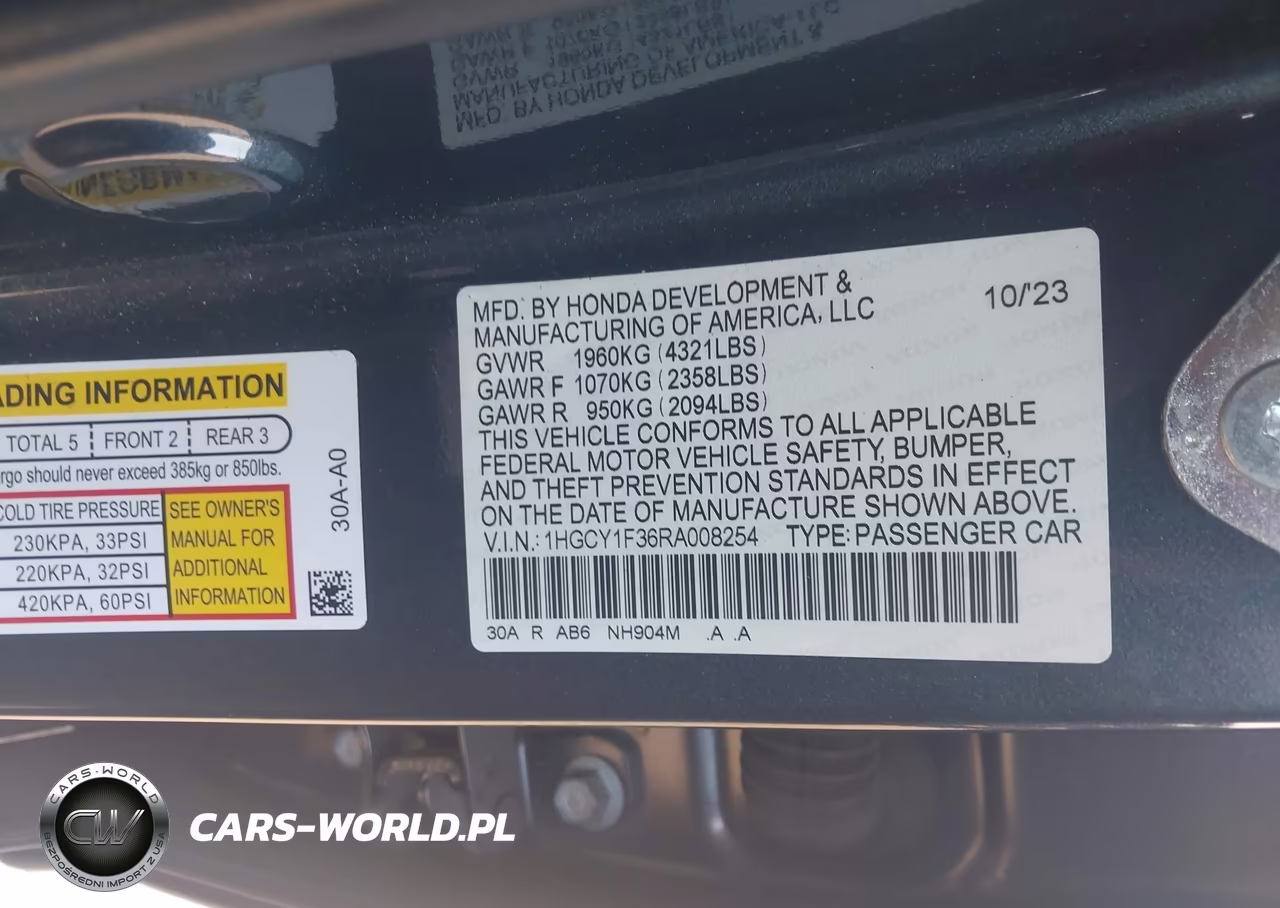 2024 Honda Accord Ex VIN:1HGCY1F36RA008254 - 9