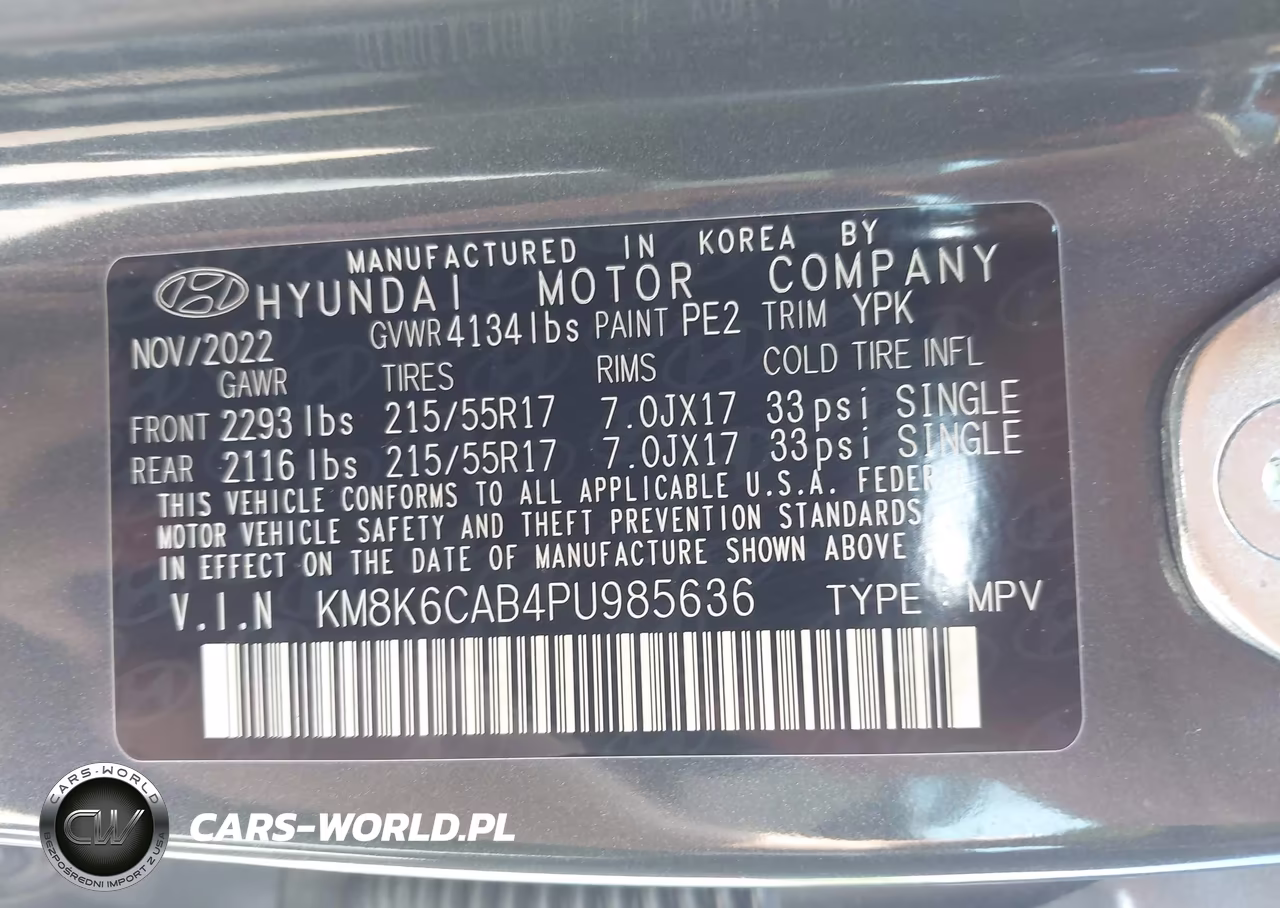 2023 Hyundai Kona Sel VIN:KM8K6CAB4PU985636 - 9