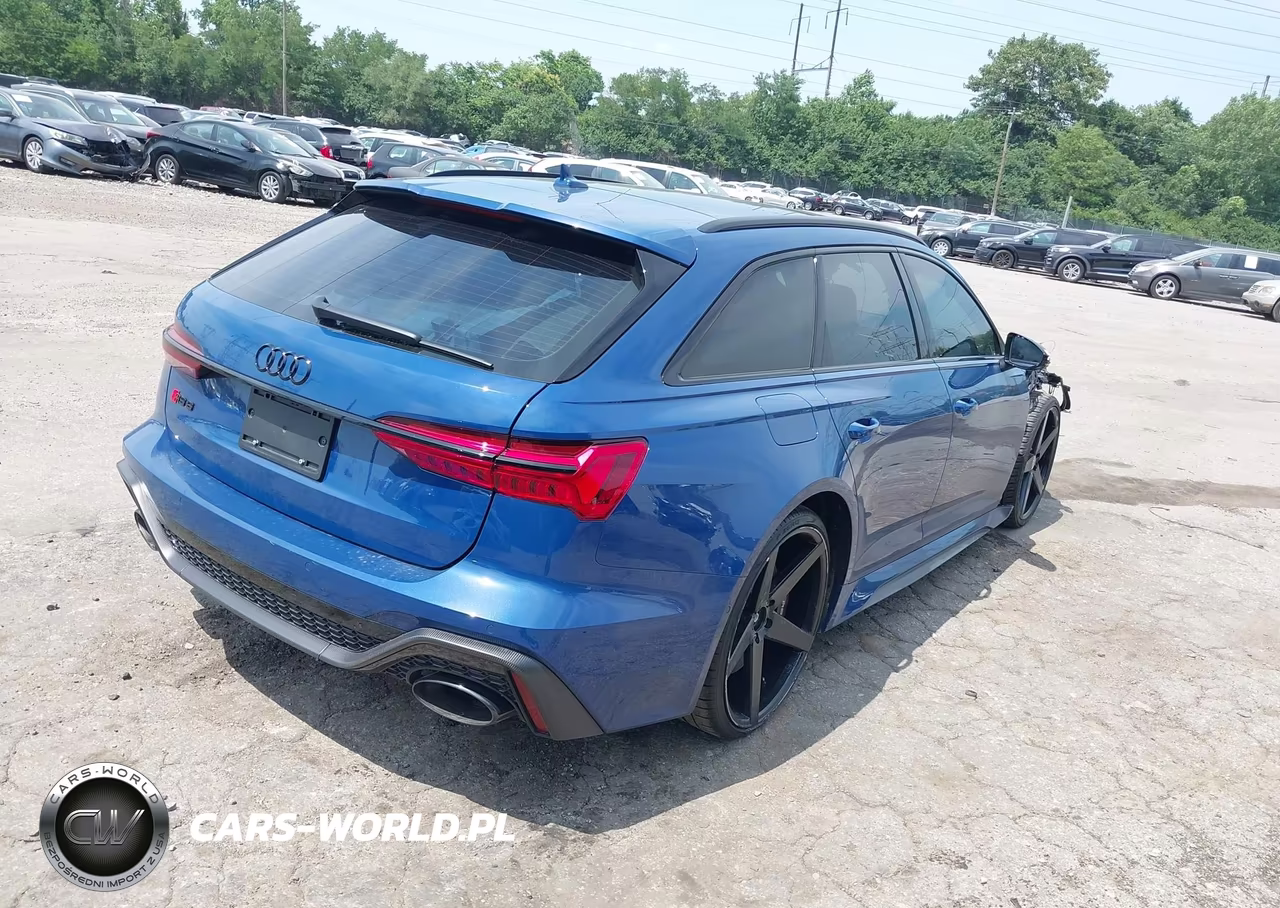 2025 Audi Rs 6 Avant Performance Quattro Tiptronic VIN:WUA1DBF21SN910410 - 4
