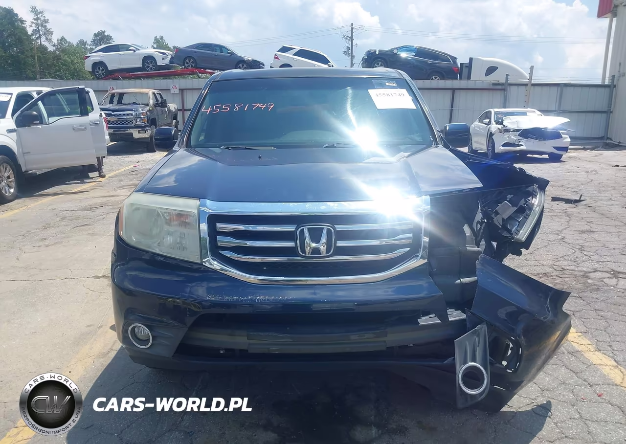 2012 Honda Pilot Ex-L VIN:5FNYF3H55CB027509 - 11