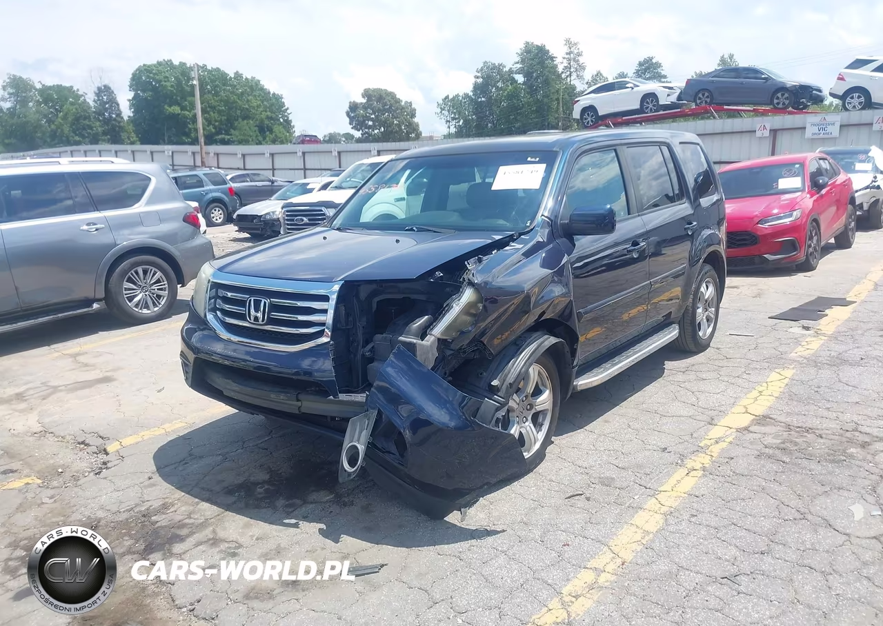 2012 Honda Pilot Ex-L VIN:5FNYF3H55CB027509 - 2