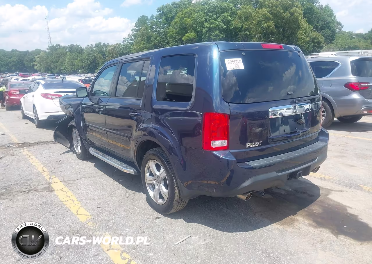 2012 Honda Pilot Ex-L VIN:5FNYF3H55CB027509 - 3