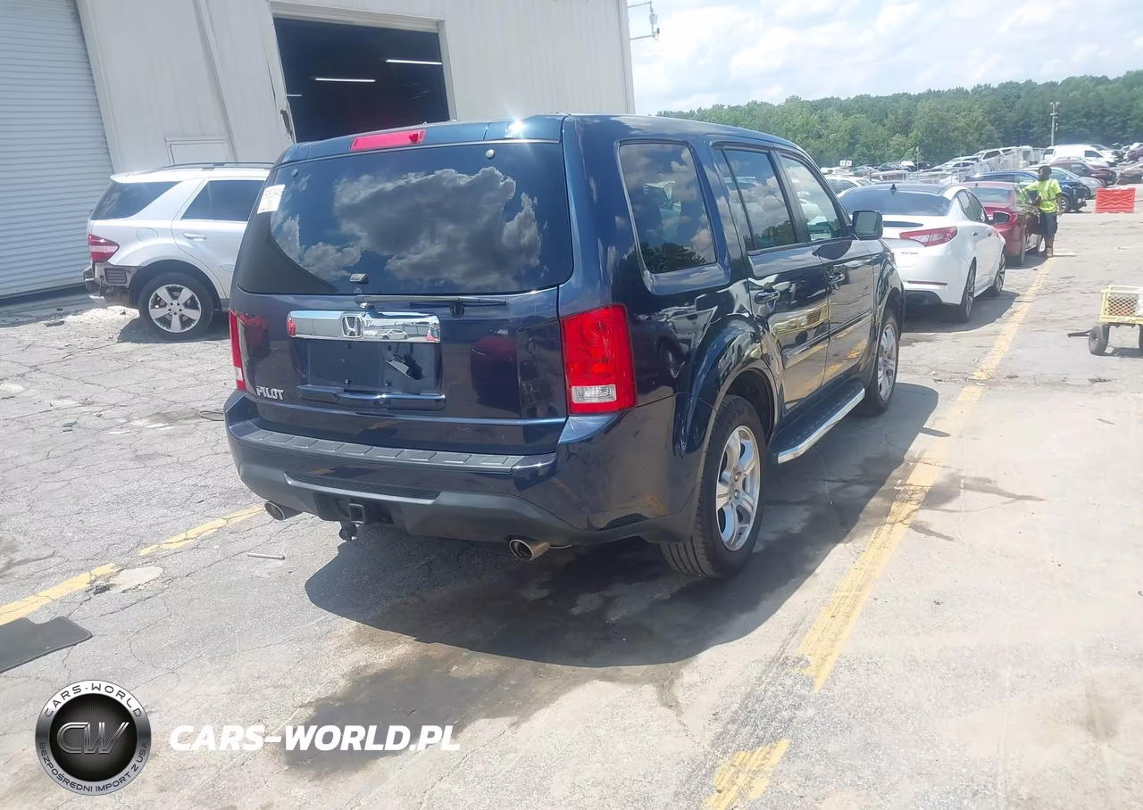 2012 Honda Pilot Ex-L VIN:5FNYF3H55CB027509 - 4