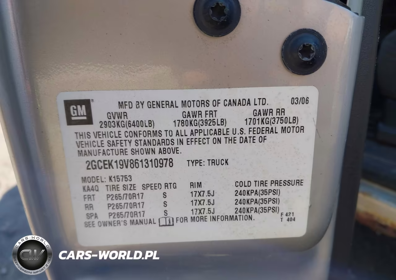 2006 Chevrolet Silverado 1500 Lt1 VIN:2GCEK19V861310978 - 9