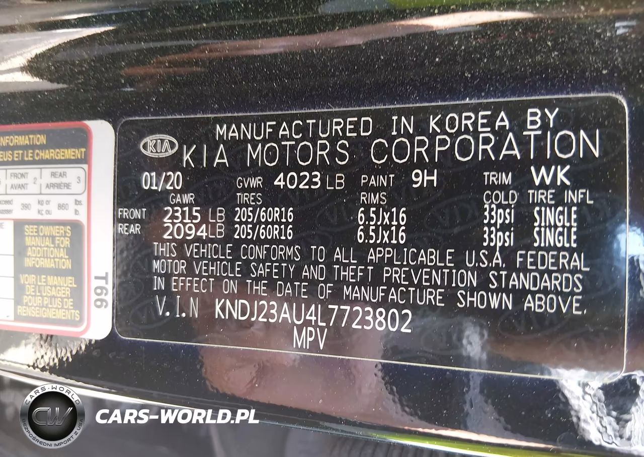 2020 Kia Soul Lx VIN:KNDJ23AU4L7723802 - 9