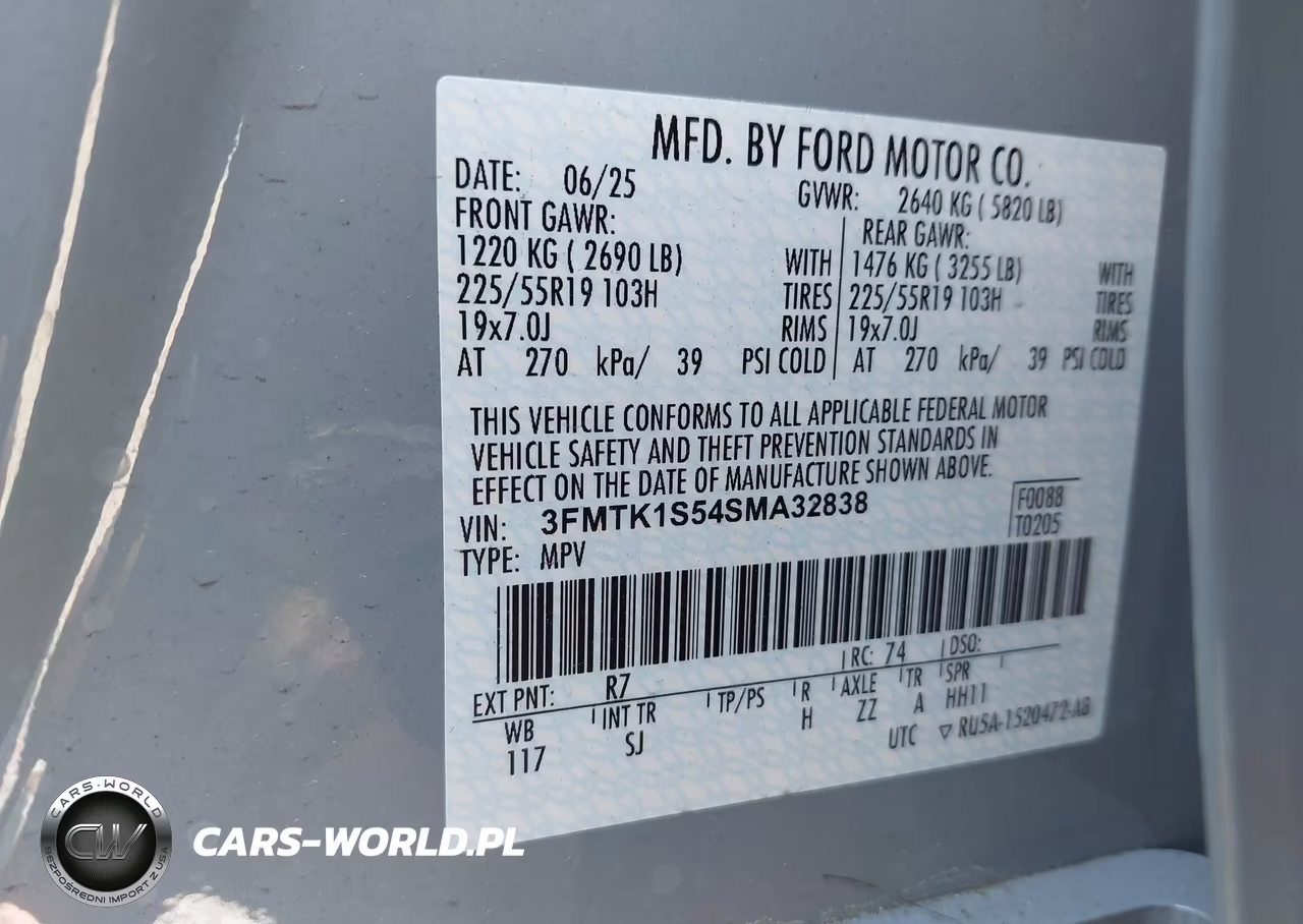 2025 Ford Mustang Mach-E Select VIN:3FMTK1S54SMA32838 - 9
