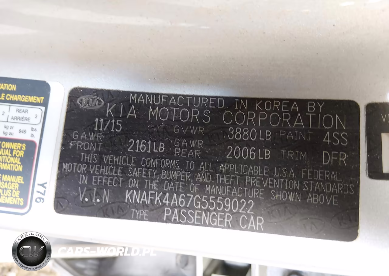 2016 Kia Forte Lx VIN:KNAFK4A67G5559022 - 9