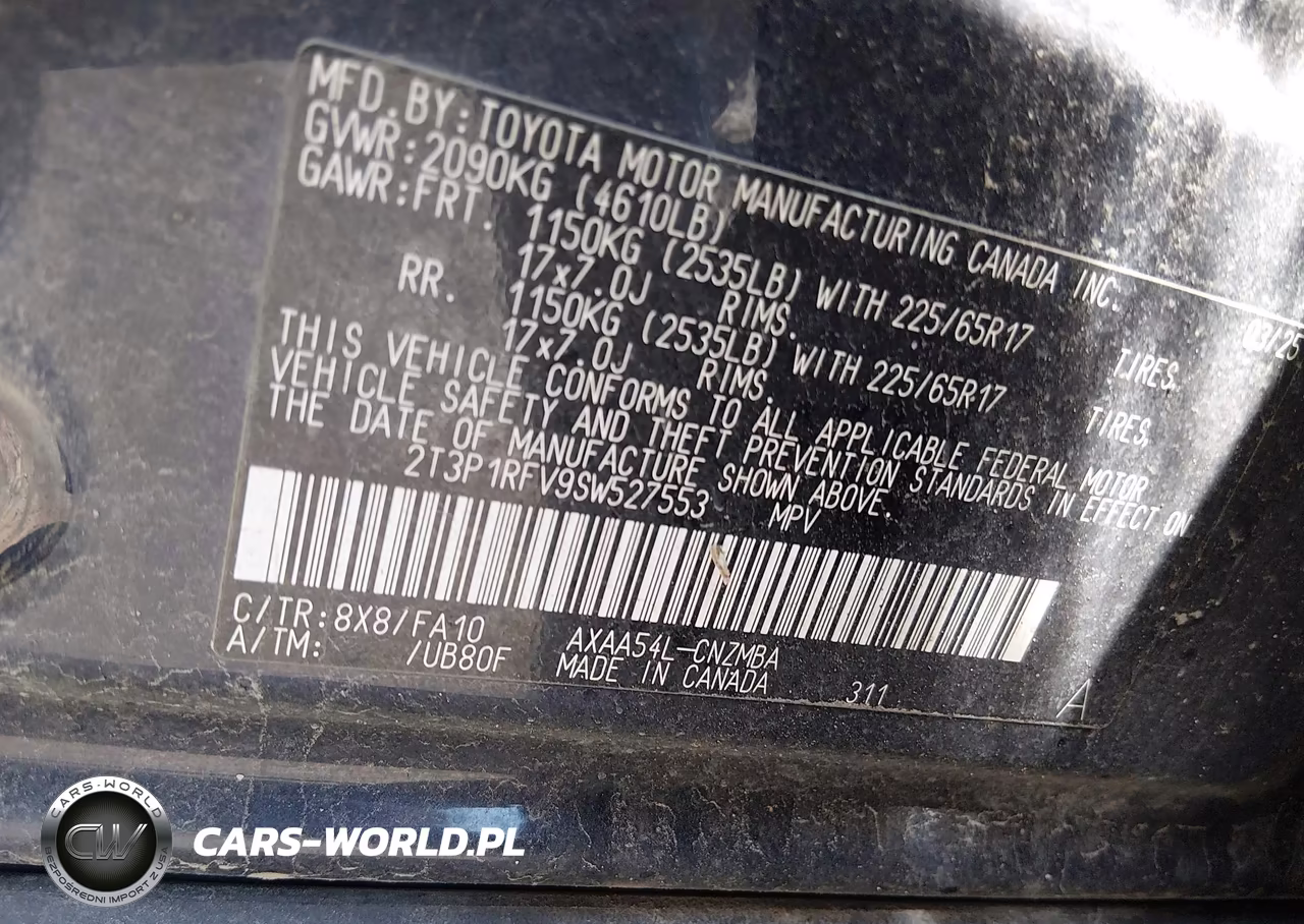 2025 Toyota Rav4 Xle VIN:2T3P1RFV9SW527553 - 9