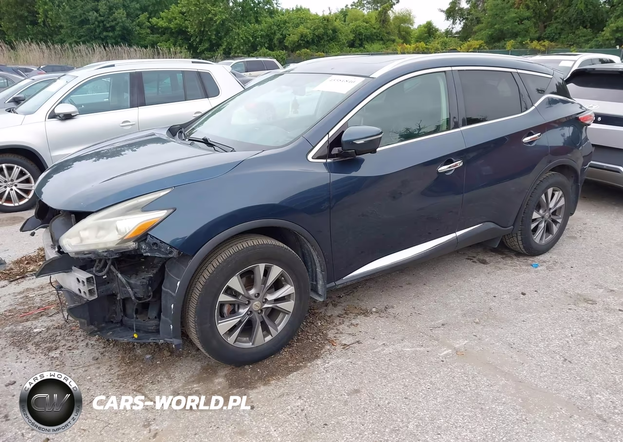 2015 Nissan Murano Sl VIN:5N1AZ2MH4FN220738 - 2