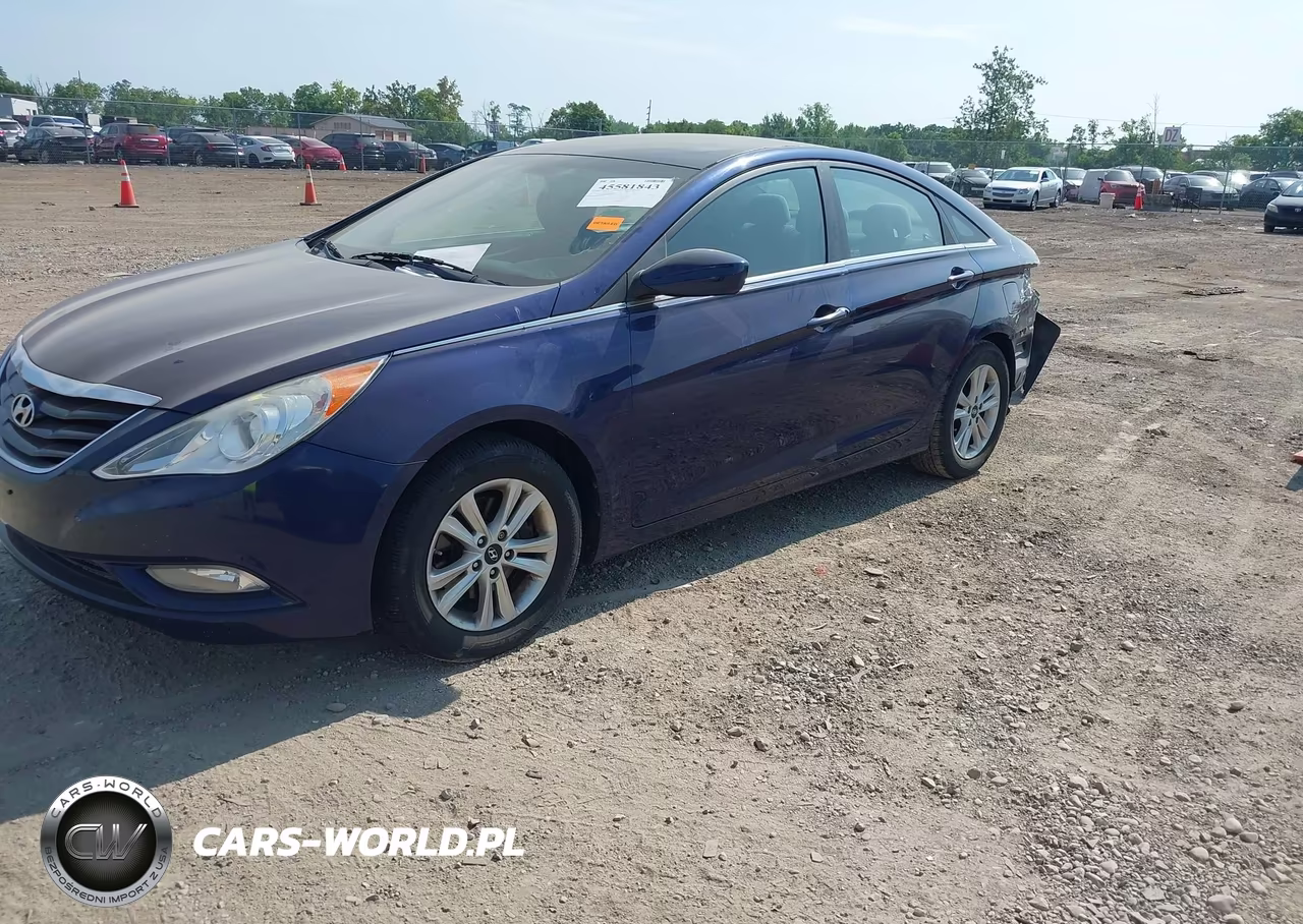 2013 Hyundai Sonata Gls VIN:5NPEB4AC3DH727593 - 2
