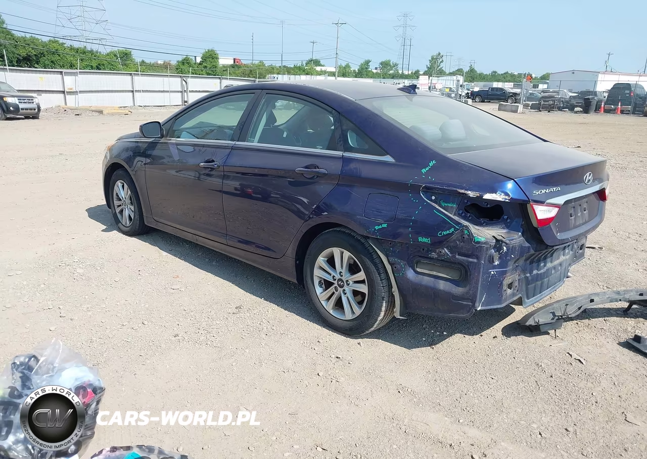 2013 Hyundai Sonata Gls VIN:5NPEB4AC3DH727593 - 3