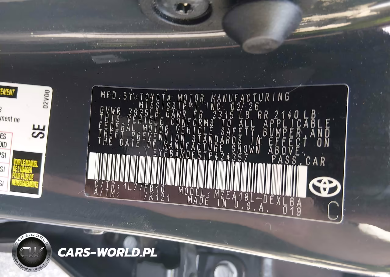 2026 Toyota Corolla Le VIN:5YFB4MDE5TP424357 - 9