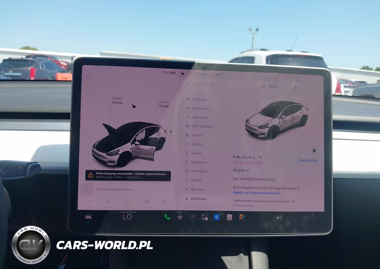 2021 Tesla Model Y Performance Dual Motor All-Wheel Drive VIN:5YJYGDEF0MF252292 - 19