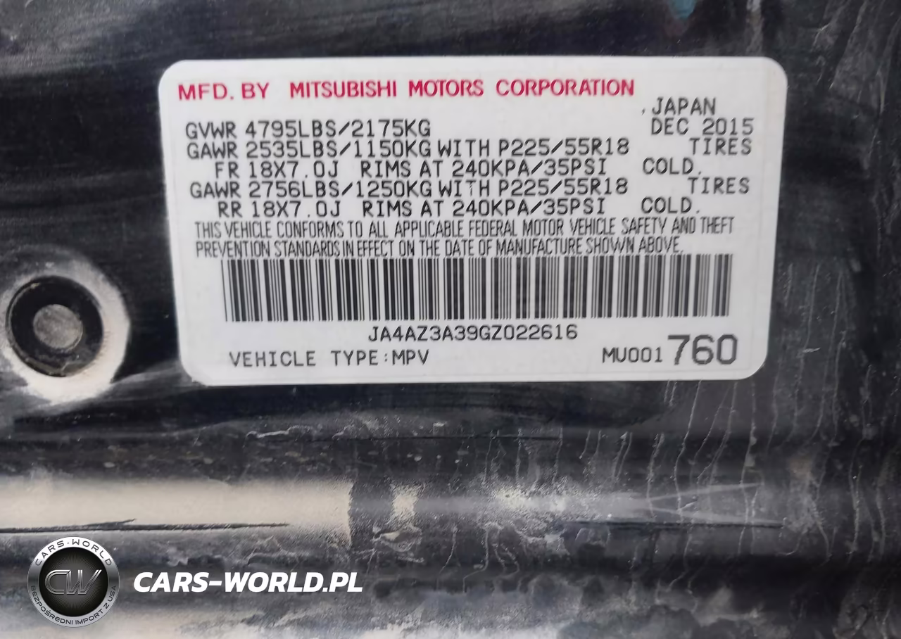2016 Mitsubishi Outlander Sel VIN:JA4AZ3A39GZ022616 - 9