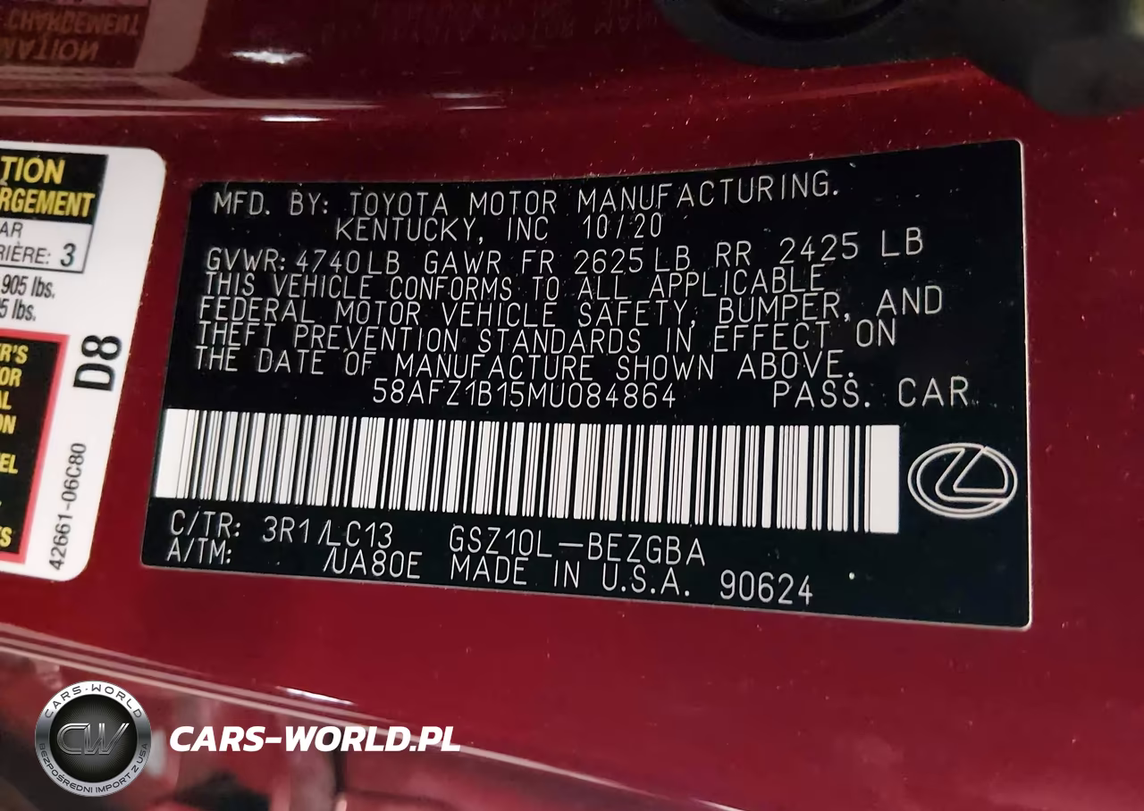 2021 Lexus Es 350 Ultra Luxury VIN:58AFZ1B15MU084864 - 9