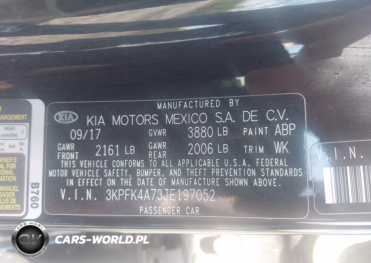 2018 Kia Forte Lx VIN:3KPFK4A73JE197052 - 9