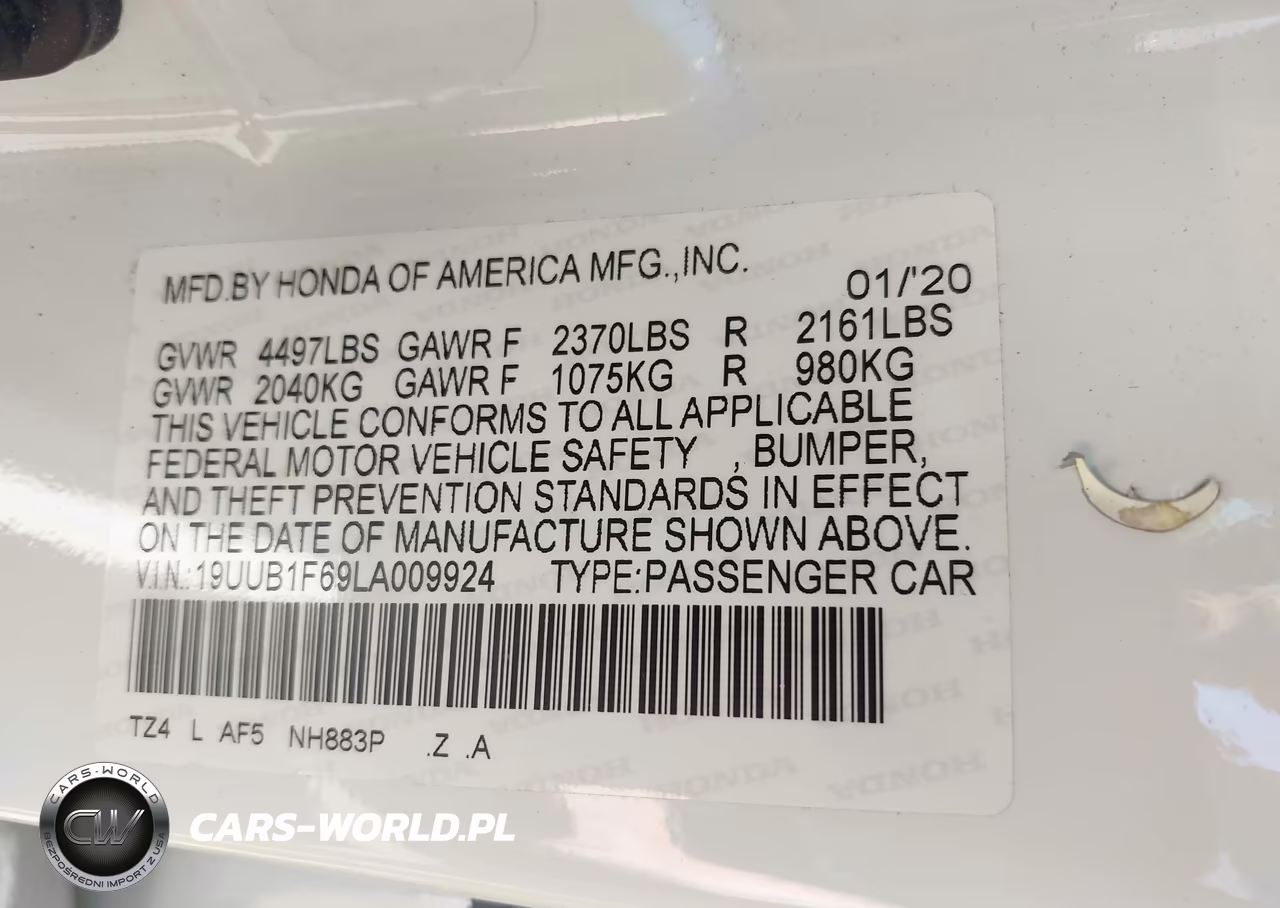 2020 Acura Tlx A-Spec-A-Spec W-Red Leather VIN:19UUB1F69LA009924 - 9