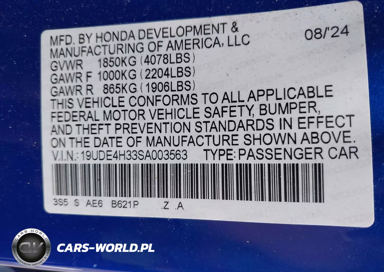 2025 Acura Integra A-Spec VIN:19UDE4H33SA003563 - 9