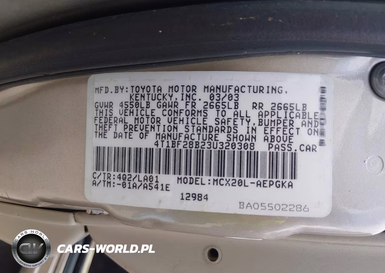 2003 Toyota Avalon Xls VIN:4T1BF28B23U320308 - 9