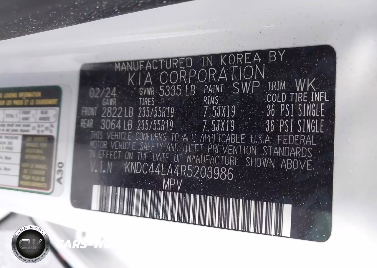 2024 Kia Ev6 Gt-Line VIN:KNDC44LA4R5203986 - 9