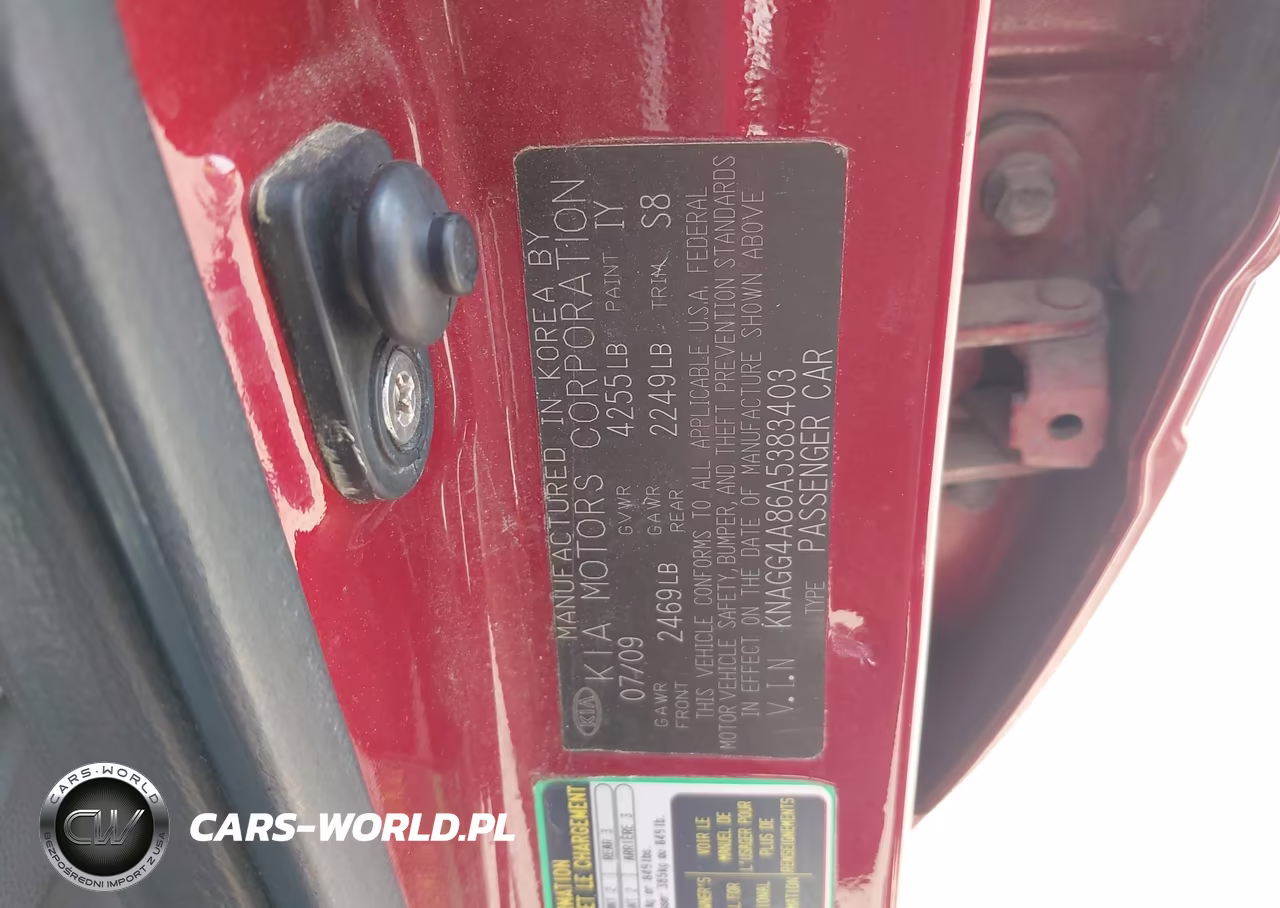 2010 Kia Optima Lx VIN:KNAGG4A86A5383403 - 9