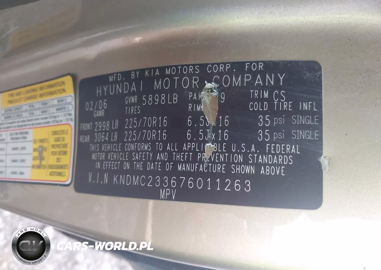2007 Hyundai Entourage Gls-Limited-Se VIN:KNDMC233676011263 - 9