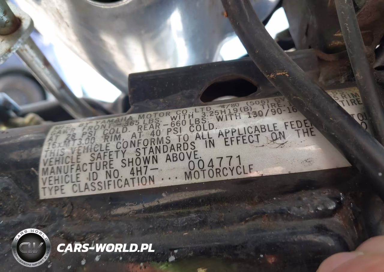 1980 Yamaha Maxim VIN:4H7004771 - 10