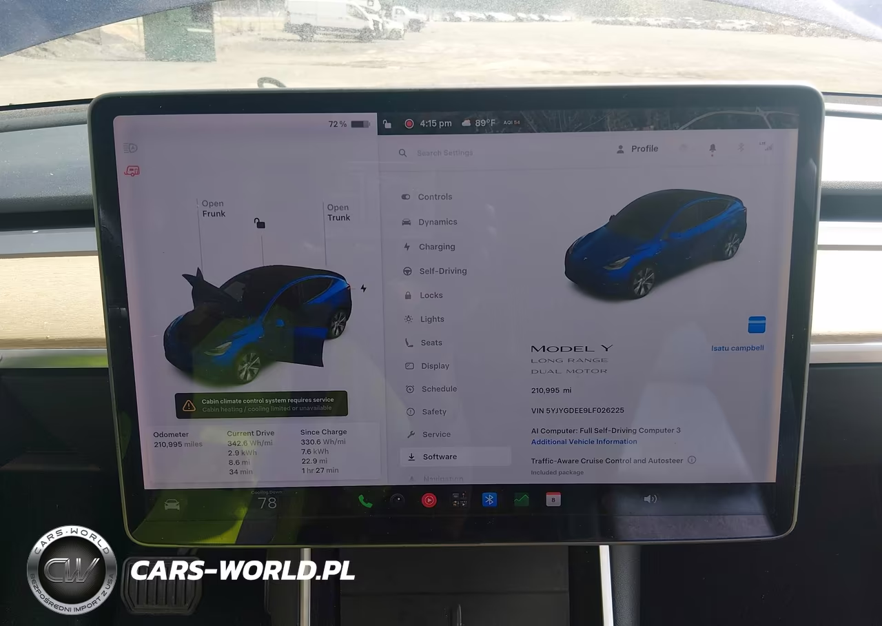 2020 Tesla Model Y Long Range Dual Motor All-Wheel Drive VIN:5YJYGDEE9LF026225 - 18