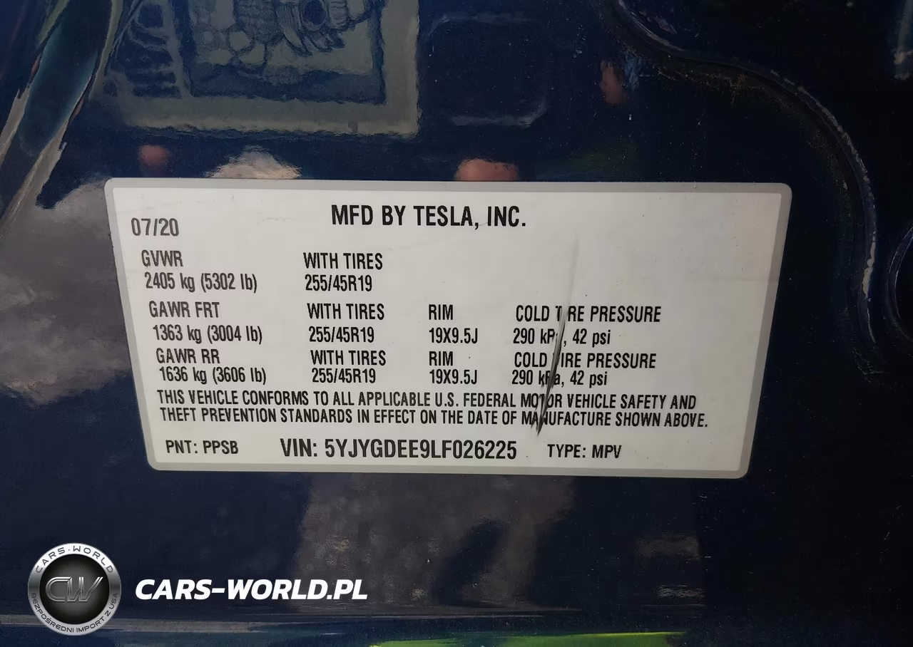 2020 Tesla Model Y Long Range Dual Motor All-Wheel Drive VIN:5YJYGDEE9LF026225 - 9
