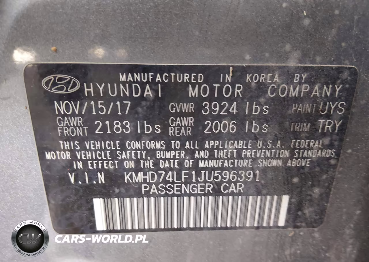 2018 Hyundai Elantra Se VIN:KMHD74LF1JU596391 - 9