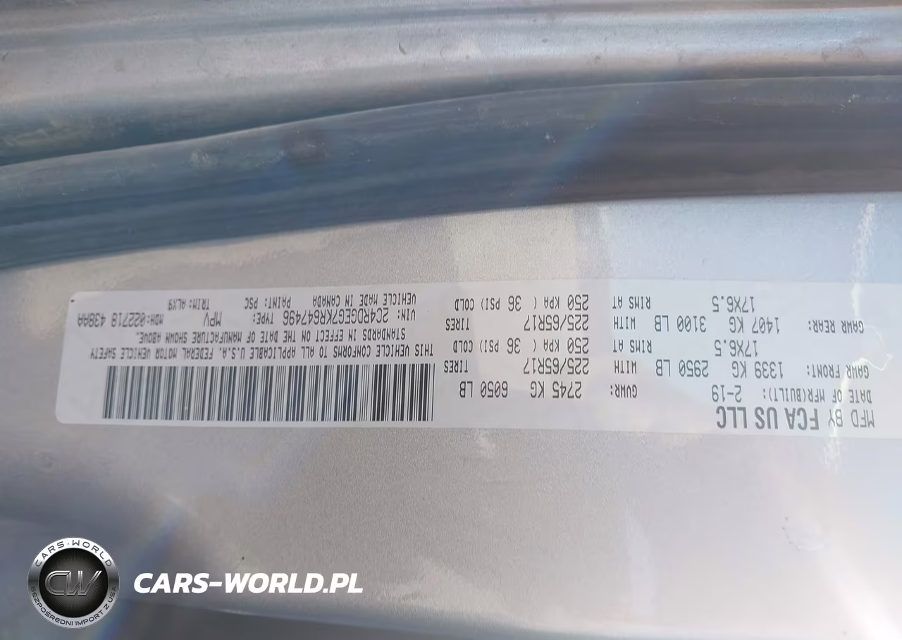 2019 Dodge Grand Caravan Gt VIN:2C4RDGEG7KR647496 - 9