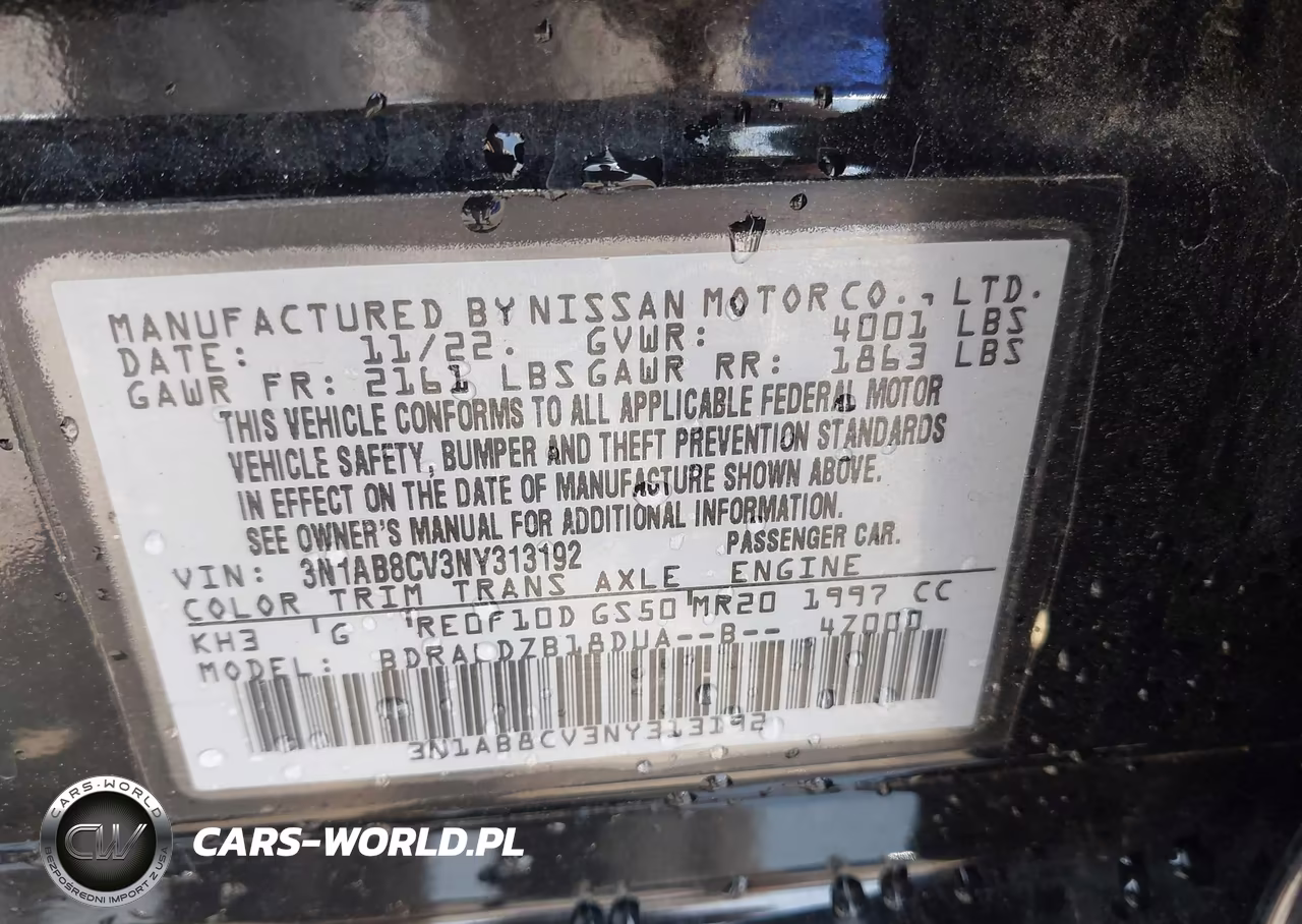 2022 Nissan Sentra Sv Xtronic Cvt VIN:3N1AB8CV3NY313192 - 9