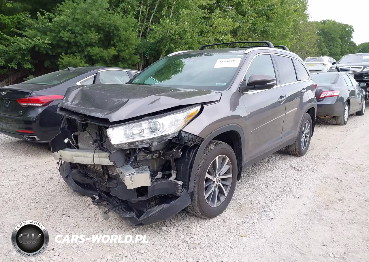2019 Toyota Highlander Xle VIN:5TDJZRFH0KS628801 - 2
