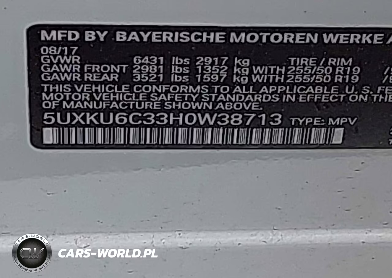 2017 BMW X6 xDrive50I VIN:5UXKU6C33H0W38713 - 9