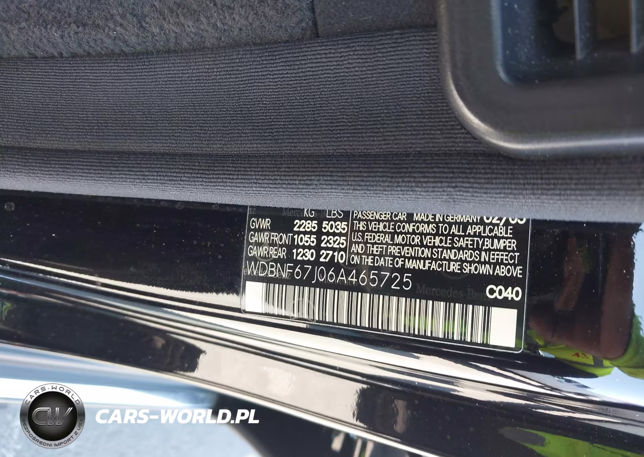 2006 Mercedes-Benz S 350 VIN:WDBNF67J06A465725 - 9