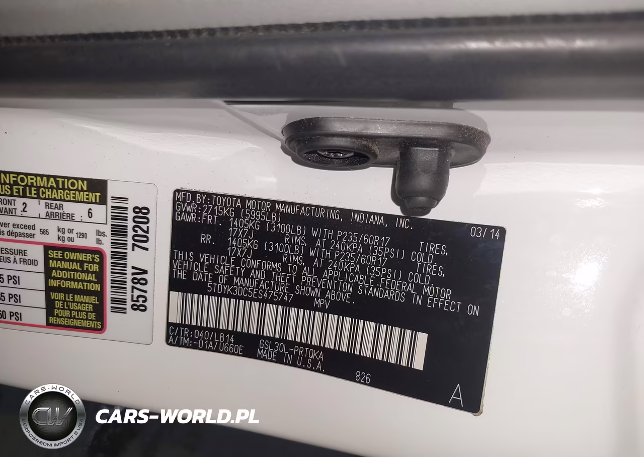 2014 Toyota Sienna Xle V6 8 Passenger VIN:5TDYK3DC5ES475747 - 9